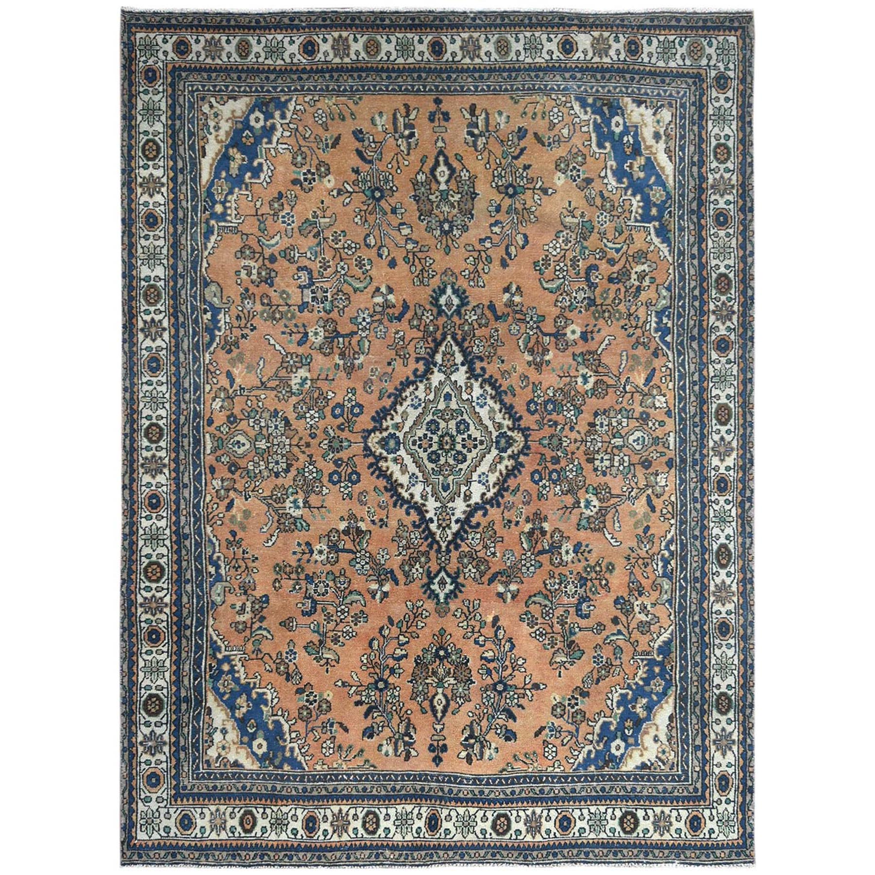 Overdyed & Vintage Rugs LUV730512